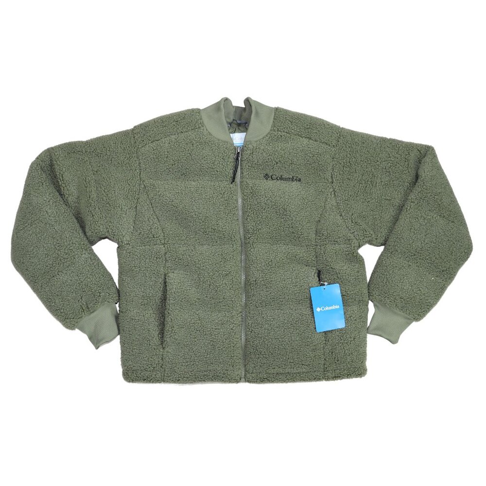 Columbia Puffect Full Zip Insulated Faux Sherpa Fleece Women's Jacket NWT $190